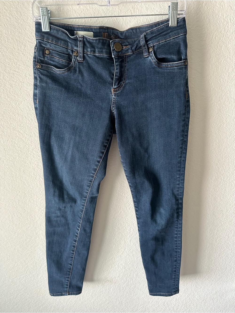 KUT from the Kloth Mia Toothpick Skinny Jeans Women's‎ Size 4 Dark Wash Stretch